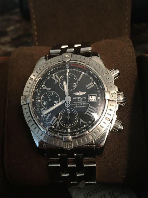 montre breitling 1884 chronographe 100m|breitling 1884 watch worth.